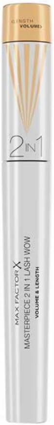 Max Factor Masterpiece 2 in 1 Lash Wow Volume & Length Mascara 7ml - Black Max Factor