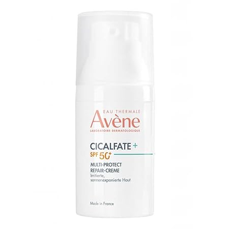 Avène Cicalfate+ SPF50+ Multi-Protective Skin Repair Cream 30ml – Very High Sun Protection for Fragilised & Sensitive Skin Avene