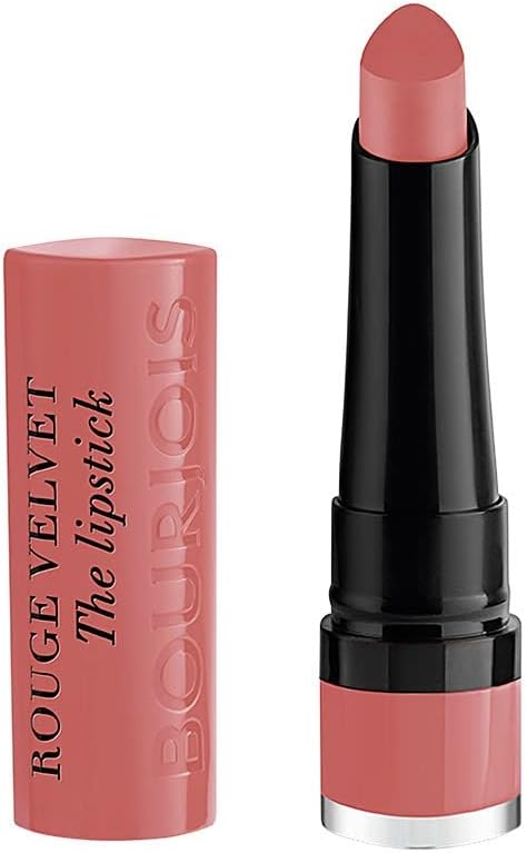 Bourjois Rouge Velvet The Lipstick Bullet Lipstick 2 Flaming’rose Pinks, 2.4g, 29166438002 Greenwize