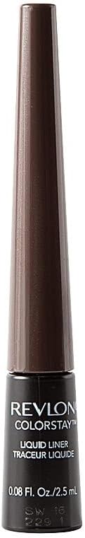Revlon Colorstay Liquid Eyeliner, Waterproof, Smudgeproof, Longwearing Eye Makeup with Ultra-fine Tip, Black Brown Revlon