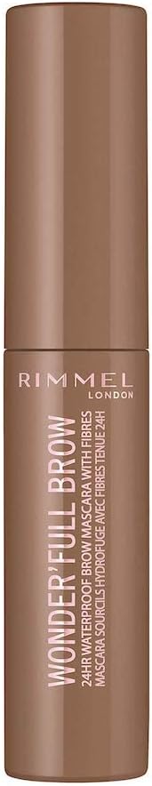 Rimmel London Wonder’Full Brow 24HR Waterproof Brow Gel, with Fibres for Plump Thick Brows, Light, 4.5 ml Greenwize