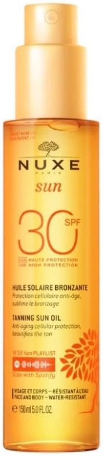 Nuxe Sun - Tanning Oil Face and Body 150 ml - SPF 30 Greenwize