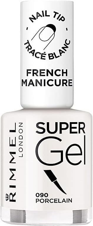 Rimmel London Super Gel French Manicure Nail Tip Whitener, 9 Porcelain, 12 ml Greenwize