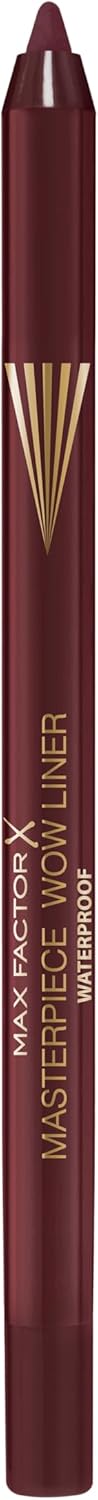 Max Factor Masterpiece Wow Liner, 190 Sweet Fig, 24-Hour Wear Eyeliner, High Colour Payoff, Waterproof and Smudgeproof, Vegan ?Max Factor