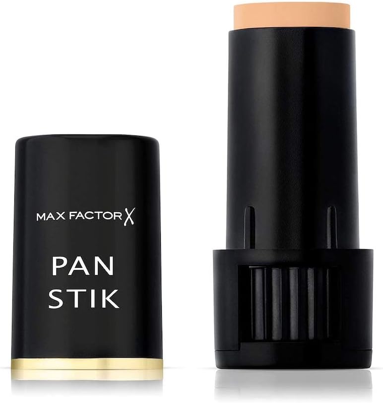 MAX FACTOR - Pan Stik Foundation - Rich Creamy Foundation, Smoothing Effect, Full Coverage, Dewy Skin Look - Normal To Dry Skin - 14 Cool Copper - 9g MAX FACTOR
