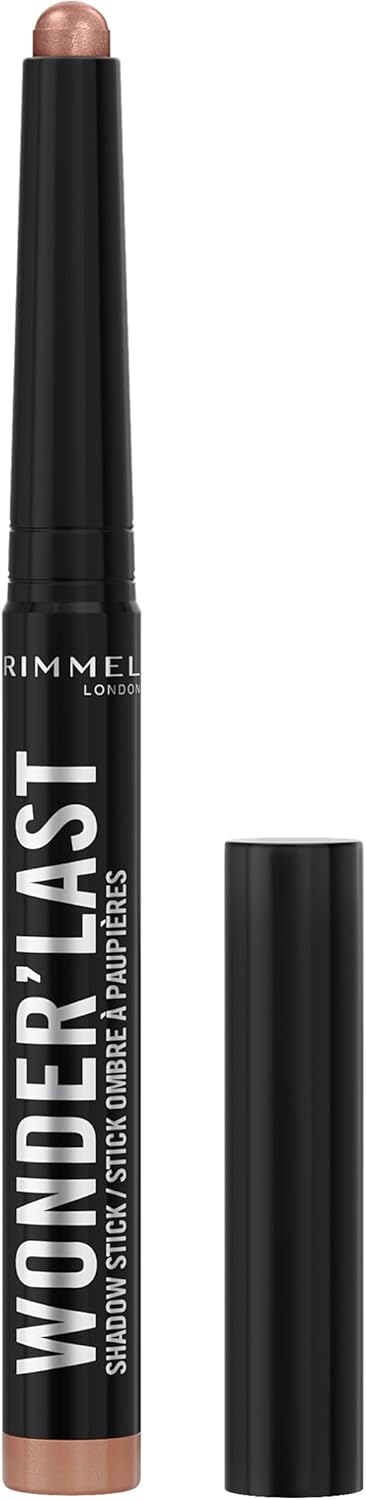 Rimmel Wonder'Last Shadow Stick, 003 Copper Wink, Easy To Apply, One Swipe Eyeshadow, Lasts All Day, Ultra-Creamy Formula, Buildable, Smudgeproof, Vegan Greenwize
