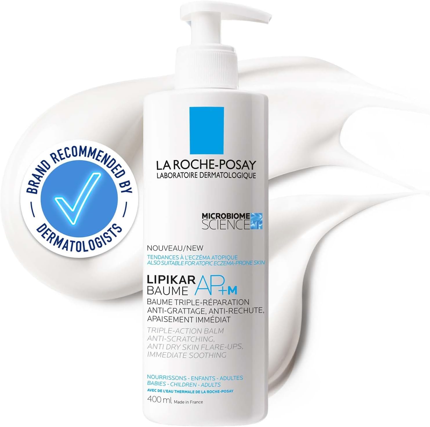 La Roche-Posay Lipikar Baume AP+M Moisturiser For Dry Skin 400ml La Roche-Posay