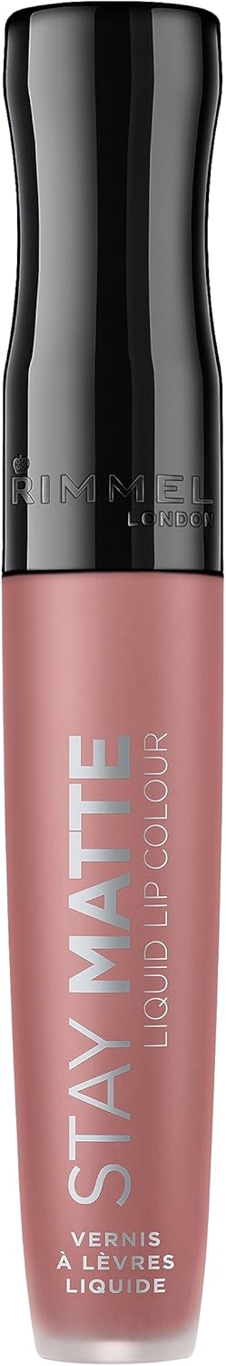 Rimmel London Stay Matte Liquid Lipstick, Strapless, Nude Shade 3, 5.5 ml Coty