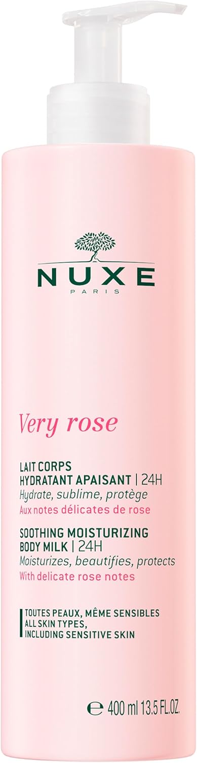 NUXE Very Rose Soothing Moisturising Body Milk 24H, 400 ml Nuxe