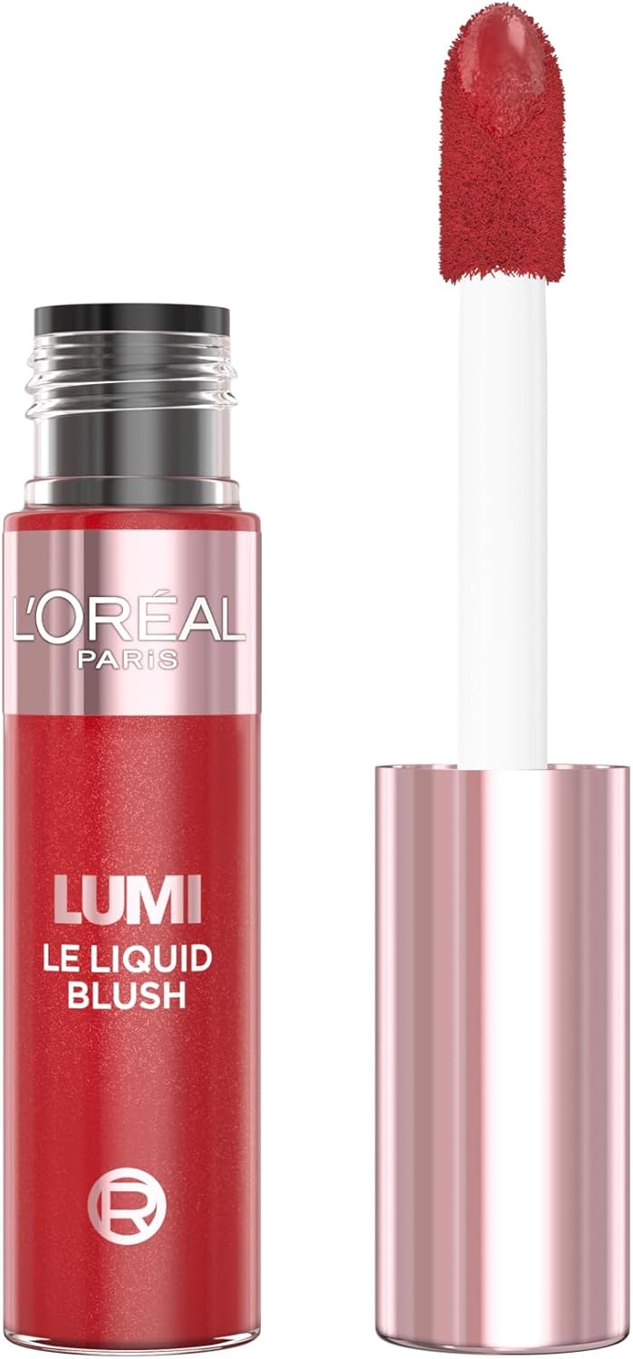 L'Oréal Paris Lumi Le Liquid Blush, Lightweight Radiant Colour & Glowy Finish Blush, 630 Glowy True Rose L'Oréal Paris