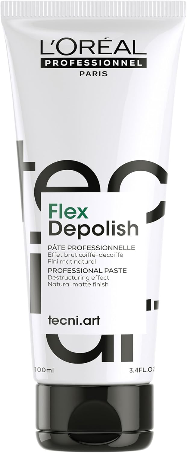 L'Oréal Professionnel Tecni.ART Flex Depolish, Texturizing Hair Styling Paste, For Deconstructed Styles, 100 ml Greenwize