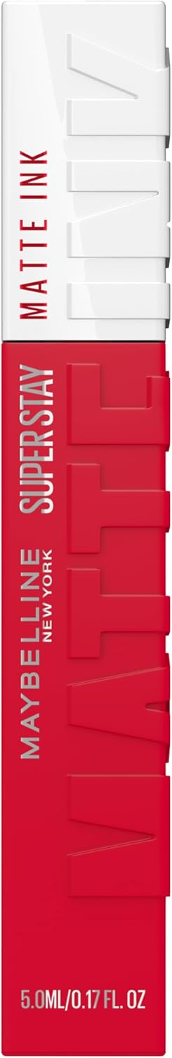 Maybelline Superstay Matte Ink Red Orange Liquid Lipstick, 325 Shot Caller, 1 Count (Pack of 1) Greenwize
