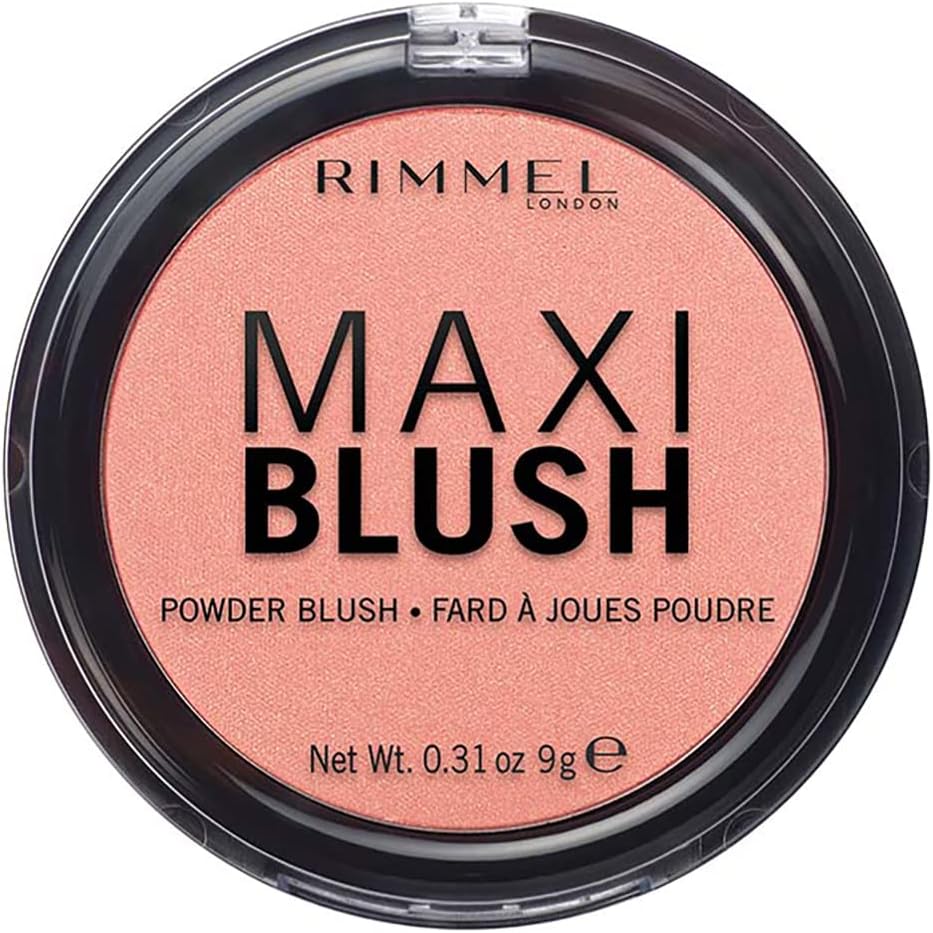 Rimmel London Maxi Blush Pigmented Powder Blusher, Third Base, 9 g Rimmel