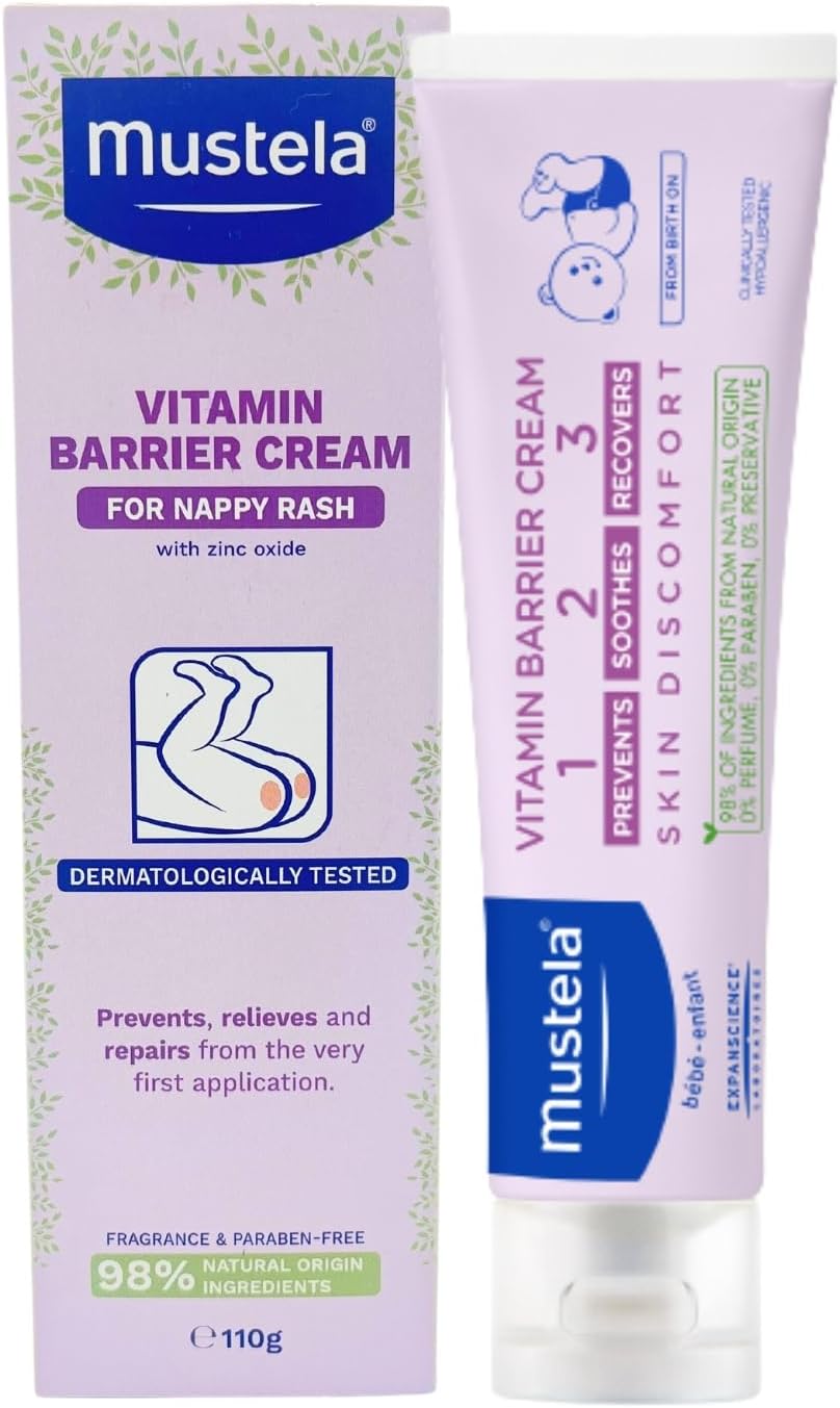 Mustela Vitamin Barrier 1 2 3 Cream 100ml Mustela