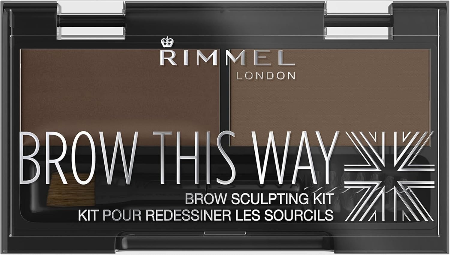 Rimmel London Brow This Way Eyebrow Powder Sculpting Kit, 1.3 g Greenwize