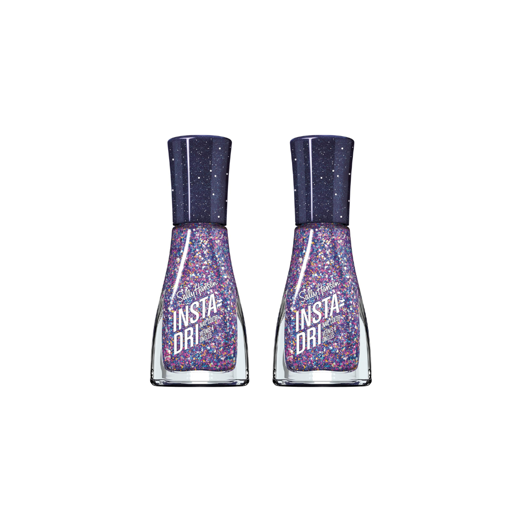 Sally Hansen Insta-Dri 1 Stroke-1 Coat-Done. Nail Polish, Grape Shifter, Purple Shades - 9.17 ml (Pack of 2) Sally Hansen