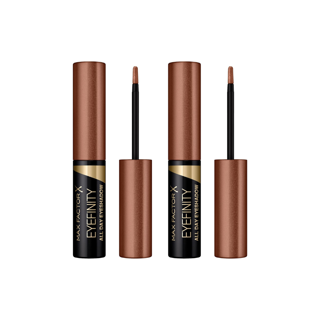 Max Factor, Eyefinity All Day Eye Shadow, Teasing Bronze (Pack of 2) Max Factor