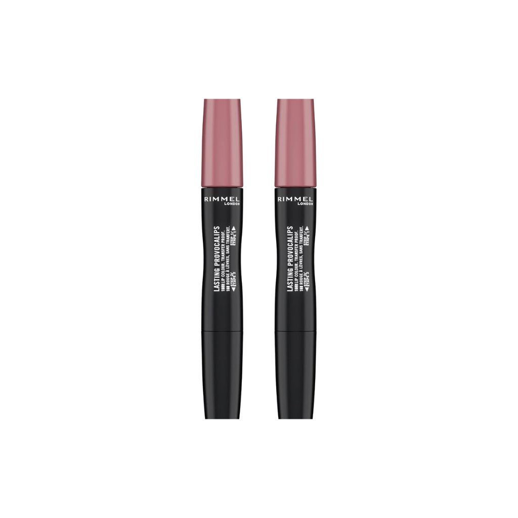 Rimmel Lasting Provocalips Liquid Lipstick Grin & Bare It (Pack of 2) Rimmel
