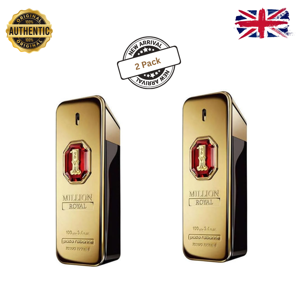 Paco Rabanne 1 Million Royal Fragrance 100 ml (Pack of 2) Paco Rabanne