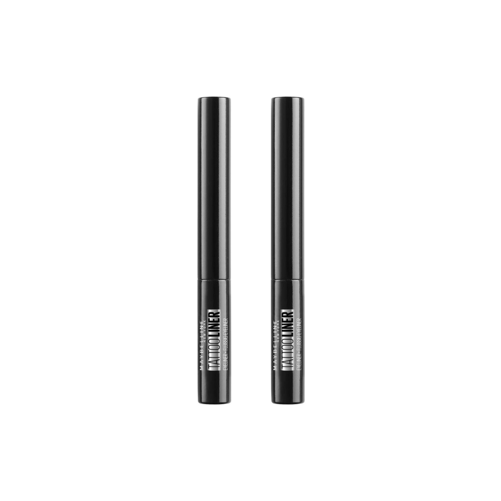 Maybelline New York Tattoo Liquid Eyeliner - 710 Inked, Black (Pack of 2) Maybelline