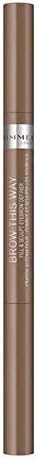 Rimmel London Brow This Way Fill & Sculpt Eyebrow Definer, Pack of 1 Greenwize