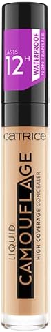 Catrice Liquid Camouflage High Coverage Concealer, No. 048, Nude, Long-Lasting, for Dry Skin, for Blemished Skin, for Combination Skin, Vegan, Oil-Free, Waterproof, Alcohol-Free, Pack of 1 (5 ml) Greenwize