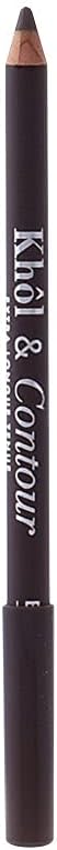Bourjois 2-in-1 Khôl and Contour Eyeliner and Eye Pencil 4 Brun-Dépendante, 1.2g Bourjois