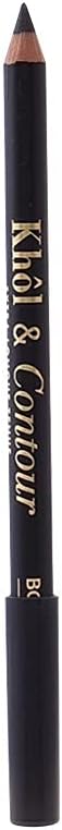 Bourjois 2-in-1 Khôl and Contour Eyeliner and Eye Pencil 2 Ultra Black, 1.2g Bourjois