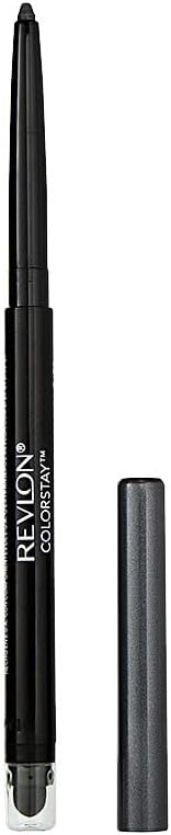 Revlon ColorStay Pencil Eyeliner with Built-in Sharpener, Waterproof, Smudgeproof, Longwearing Eye Makeup with Ultra-Fine Tip, Charcoal (204) Greenwize