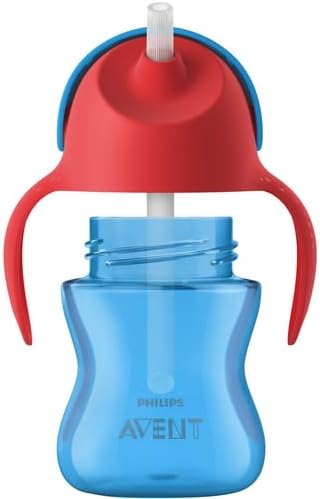Philips Avent Sippy Cup for Toddlers & Babies, BPA Free, Red & Blue (Model SCF796/01) Greenwize