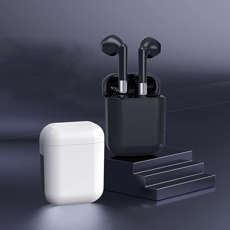 E AP19 In Ear Wireless Earbuds, Noise Cancelling Bluetooth 5.0 Headphones for Music, Games and Calls, Smart Touch Controls, LED Screen Display Charging Case, IPX5 Waterproof,White Greenwize