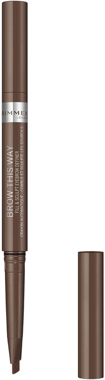 Rimmel London Brow This Way Fill & Sculpt Eyebrow Definer, Pack of 1 Greenwize