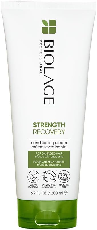 Biolage Professional Strength Recovery Nourishing Conditioning Cream, For Damaged Hair, 200ml Biolage