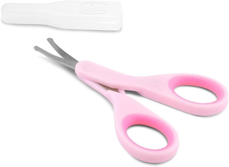 Chicco Baby Nail Scissors with Protective Cap – Pink Chicco
