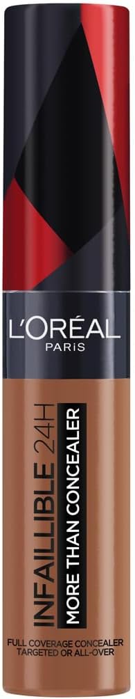 L'Oréal Paris Infallible 24H More Than Concealer, Full-coverage, Longwear and Matte Finish, 338 Honey Greenwize