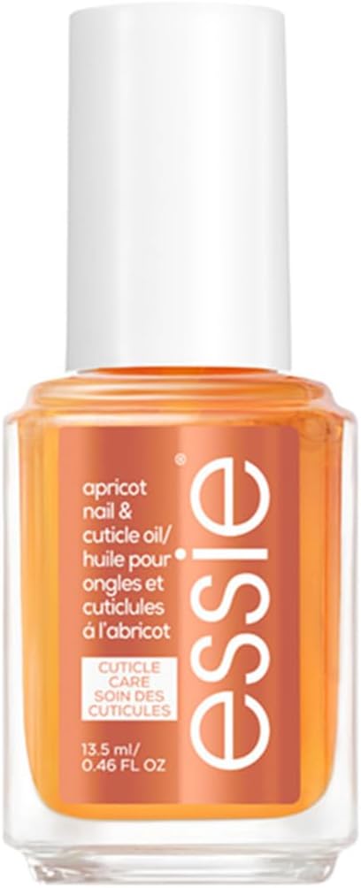 Essie Nail and Cuticle Oil Treatment, Nail Care Nourishing, Softening, Moisturising Apricot Cuticle Oil For Dry and Brittle Hands and Nails, Heal & Repair At Home Manicure Oil 13.5ml essie