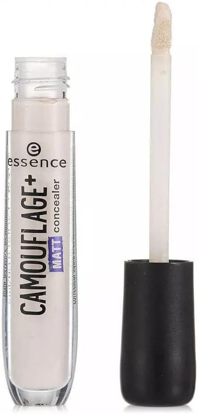essence Camouflage+ Matte Concealer, Masking Pen, Waterproof, Covers Tattoos, No. 10 Light Pink, Nude, Matte, Vegan, Oil-Free, Waterproof (5 ml) Greenwize
