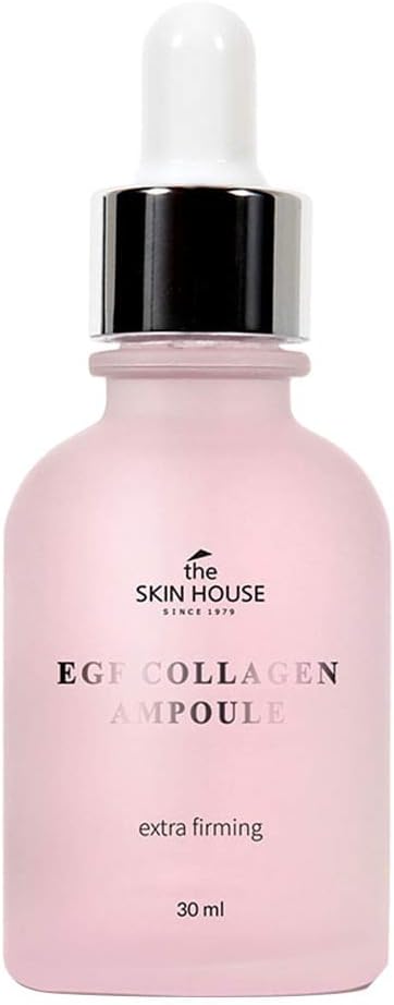 THE SKIN HOUSE since 1979 Egf Collagen Ampoule (1.01 Liquid Ounces / 30 Ml), Anti-Wrinkle And Extended Wrinkle Care Ampoule For Firming And Anti-Aging Greenwize