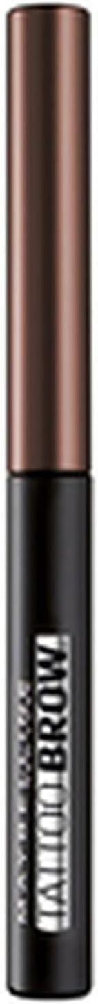 Maybelline New York Tattoo Brow Peel Off Eyebrow Gel Tint, Semi-Permanent Colour, Waterproof, Lasts up to 3 Days, Colour: Medium Brown Greenwize