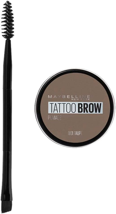 Maybelline Eyebrow, Tattoo Brow Longlasting Eyebrow Pomade Pot Taupe Maybelline