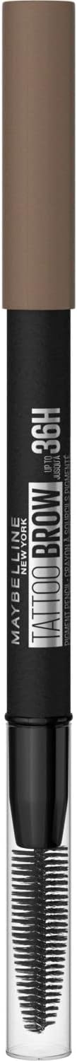 Maybelline Tattoo Brow Semi Permanent 36HR Eyebrow Pencil Longlasting Thicker Fuller Eyebrows, Blonde 02, 1 Count (Pack of 1) Greenwize