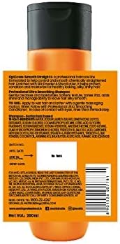 Matrix OptiCare Smooth Straight Professional Shampoo, Hydrating and Moisturizing Shea Butter for Dry Damaged Hair, Smoothing, Straightening and Frizz Control for Curly Hair, Paraben Free, 200 ml Greenwize