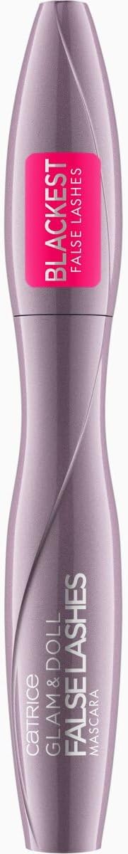 Catrice Glam&Doll False Lashes Mascara, No. 010, Black, Volumizing, False Eyelash Effect, Defining, Matt, Vegan, No Microplastic Particles, Nanoparticles Free, No Perfume, Pack of 1 (9.5 ml) Greenwize
