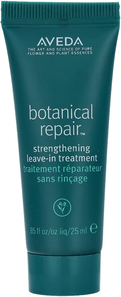 Aveda Botanical Repair Strengthening Leave In Treatment for Damaged Hair | Instantly Strengthens Hair | Heat Protectant | Helps Protect From Breakage | Reduces Frizz*** | 99% Naturally Derived*, 25ml AVEDA