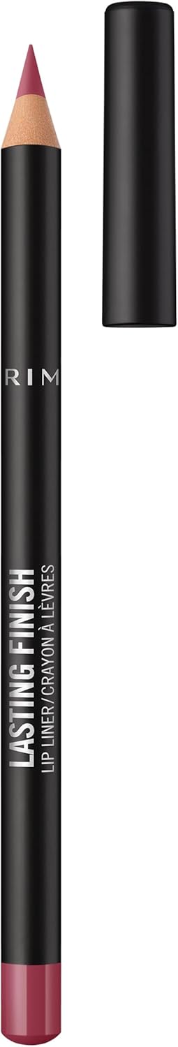 Rimmel Lasting Finish 8HR Lip Liner, Ms. Mauve, Highly Pigmented Formula, Long-Wearing Creamy Colour, Precise Application and Seamless Blend, For Big & Plump Lips, Vegan & Cruelty Free, 1.2g Rimmel