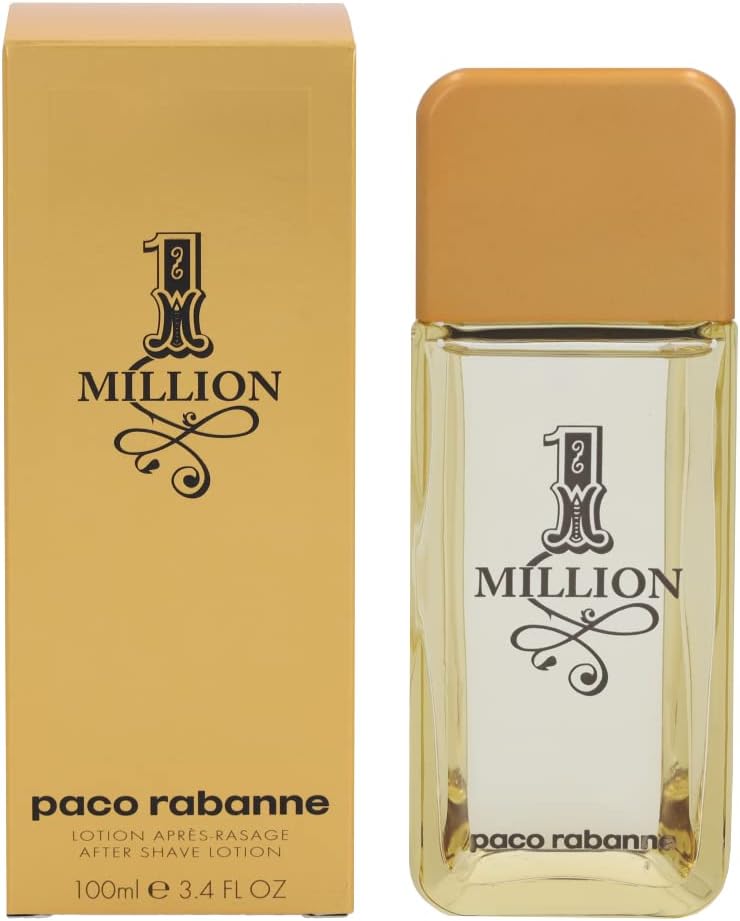 Paco Rabanne - 1 Million for Men After Shave Lotion Black 101 ml (Pack of 1) paco rabanne