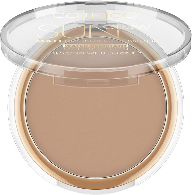 Catrice - Sun Glow Matt Bronzing Powder- 030 Medium Bronze Greenwize
