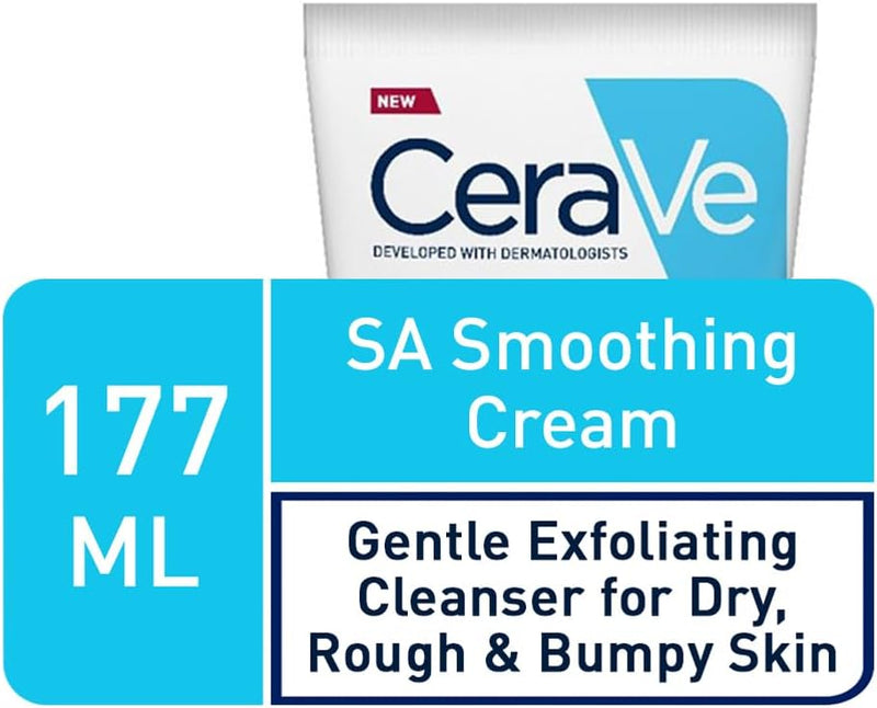 CeraVe SA Smoothing Cream for Rough and Bumpy Skin with Salicylic Acid and 3 Essential Ceramides Greenwize