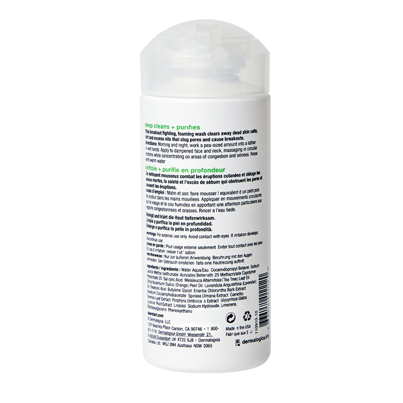 Dermalogica - Clear Start Foaming Wash - Refreshing cleansing foam for young acne skin 295ml Dermalogica