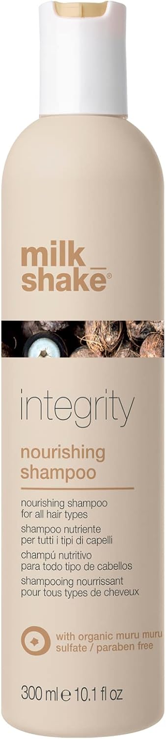 milk_shake® | integrity nourishing shampoo | nourishing shampoo for all hair types | 300 ml | repairing shampoo with murumuru butter Greenwize